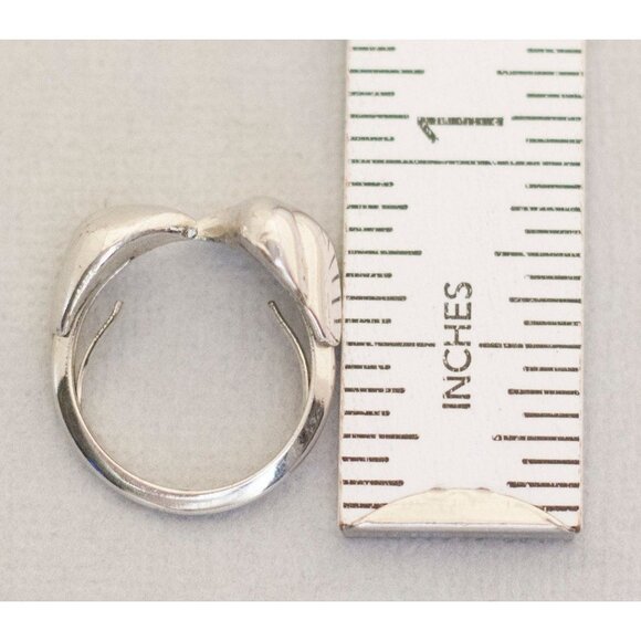 Size 5.5, Avon Ring, Silver Tone Ring, Elegant Ring, Vintage Ring, Boho Ring - Picture 3 of 3